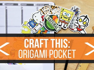 Craft This: Origami Pocket