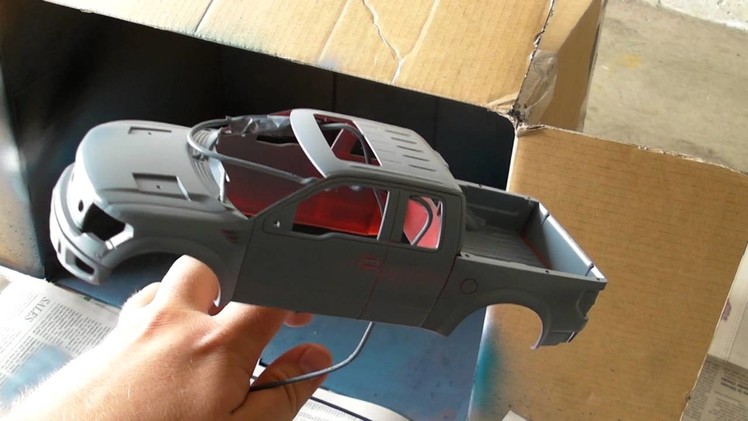 Custom Gunmetal 1:25 Ford SVT Raptor: Spray Can Painting Tutorial