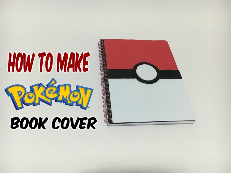 DIY !! Back to school tutorial How to make Pokemon Go Book Cover