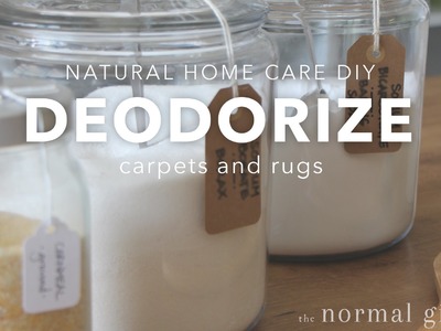 DIY: Deodorize Carpet and Rugs Naturally | The Normal Girl Show