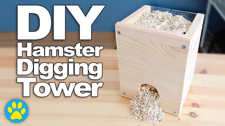 DIY Digging Tower For Hamsters
