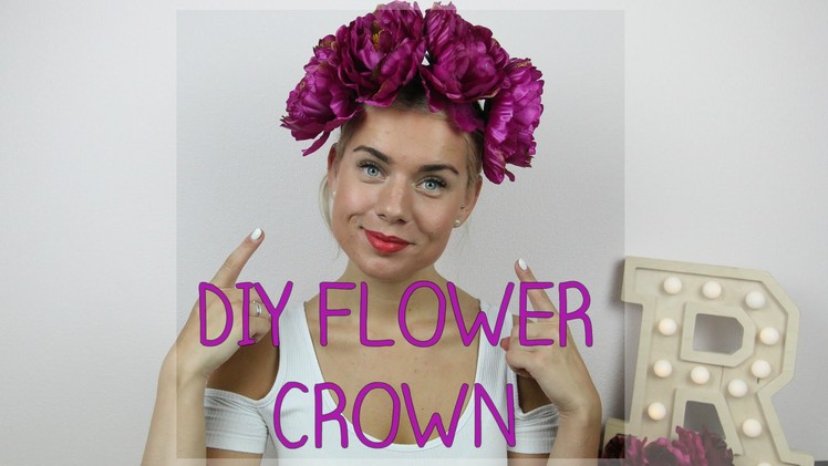 DIY FLOWER CROWN