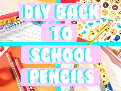 DIY Holographic pencils for back to school!!!!.and more pencils. how to style your unique pencils