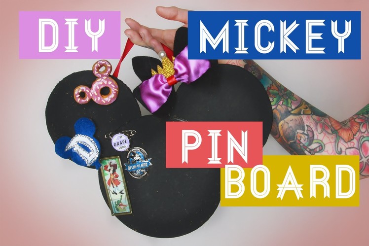 DIY Mickey pin board