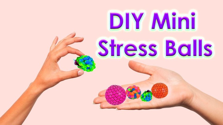 DIY Mini Stress Balls! Orbeez & Mesh Slime Stress Ball Miniatures!