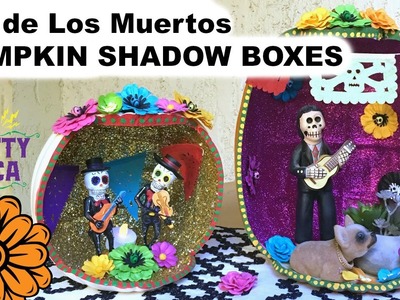 DIY Pumpkin Shadow Box || Muertos Craft