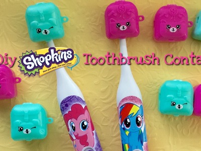 Diy shopkins season five craft toothbrush holder tutorial