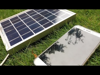 DIY Solar mobile charger