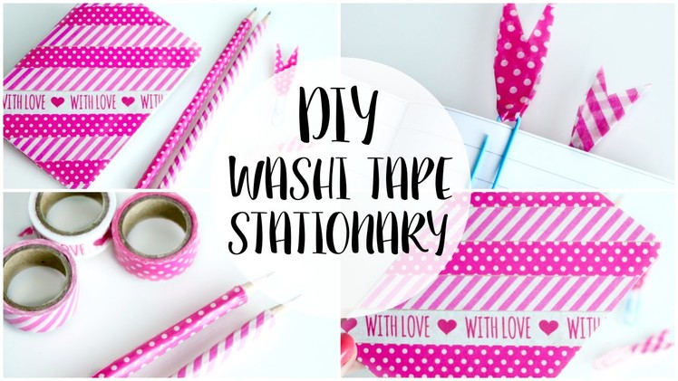 DIY Washi Tape Stationary | Back to School - ONLY £1!