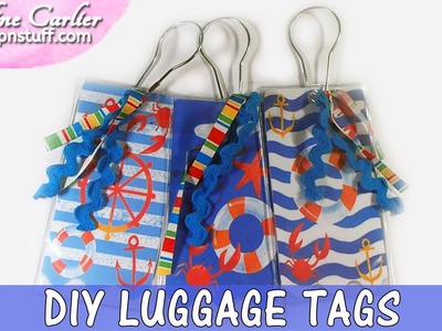 Easy DIY Luggage Tags