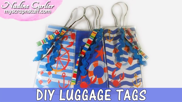 Easy DIY Luggage Tags