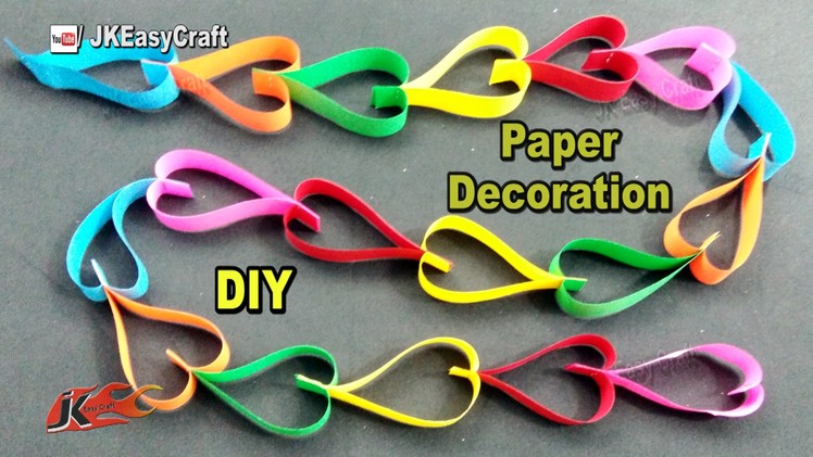 Easy Paper Decorations | #EcoFriendly #GanpatiDecoration  | How to make | JK Eeasy Craft  186