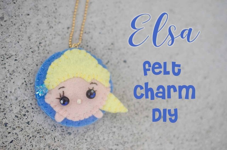 Frozen Elsa TsumTsum Felt Charm DIY Craft Tutorial | Feat. Cute Craft
