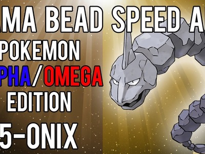 Hama Bead Speed Art | Pokemon | Alpha.Omega | Timelapse | 095 - Onix