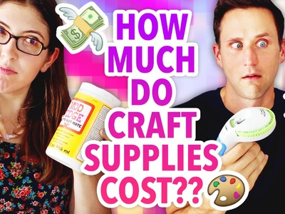 How Much Do Craft Supplies Cost?? feat. Josh Sundquist! | @karenkavett
