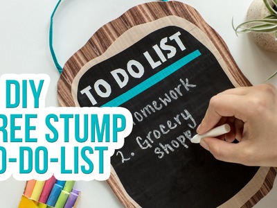 How to Craft a Duck Tape® Tree Stump To-Do List