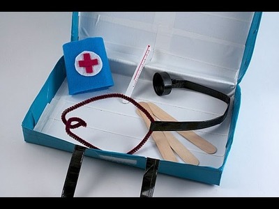 How To Make A Cereal Box Doctor's Kit │DIY Tutorial│♥Hgchannel♥