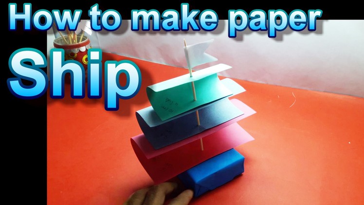 How to make a paper Ship || Craft idea || DIY Projects for School (for Teens)