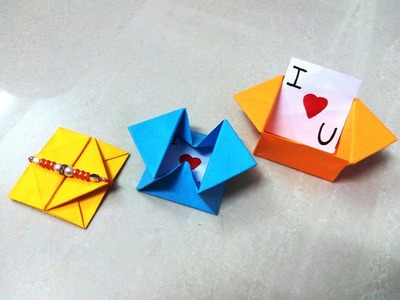 How to make an origami paper envelope - 2 | Origami. Paper Folding Craft, Videos & Tutorials.