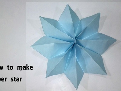 How to make Paper Star || DIY || Easy Paper Craft: Kids craft