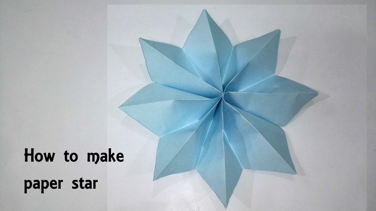 How to make Paper Star || DIY || Easy Paper Craft: Kids craft
