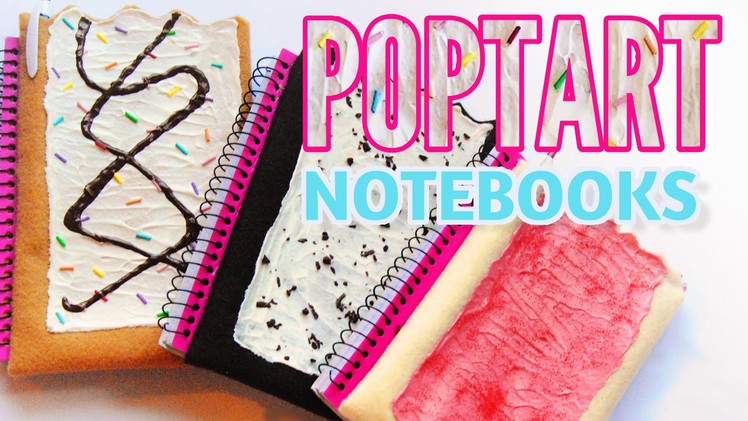 HOW TO MAKE Poptart Notebooks-Back to School DIY-Weird School Supplies
