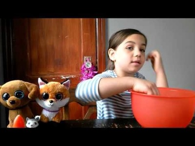 How to make slime with LPS Cutie Pie face reveal
