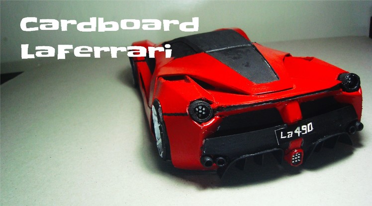 How To Make The LaFerrari (part 1)