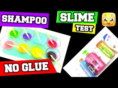 Make Slime Without Glue or Borax, Baking Soda, Cornstarch! DIY Shampoo Slime Test