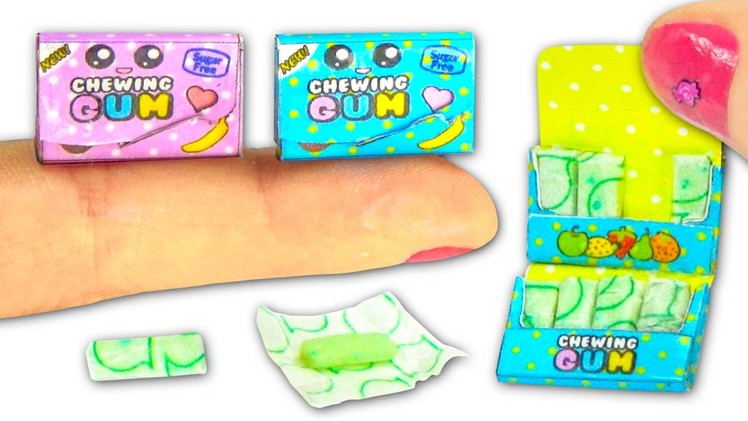 Miniature Kawaii Chewing Gum DIY (actually works!) - YolandaMeow♡