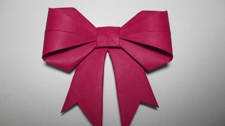 Paper Bow - How To Make Paper Bow Easy