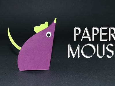 Paper Mouse - Easy Fun Craft Ideas for Kids & Preschoolers
