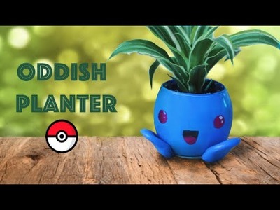 Pokemon DIY - Oddish planter  | a "real live" pokemon!