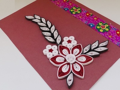 Quilling | How To Create A Simple Quilled Birthday Card  - DIY Crafts Tutorial -  Paper Quilling Art