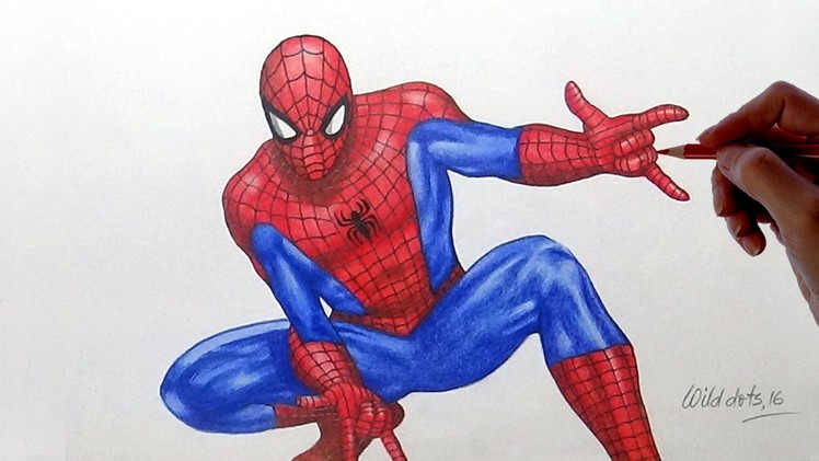 Spider-Man - How To Draw Spider-Man - Step By Step Drawing |