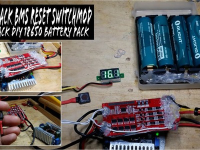 UltraPack DIY FT-817ND 18650 Battery Pack BMS Reset Switch Mod