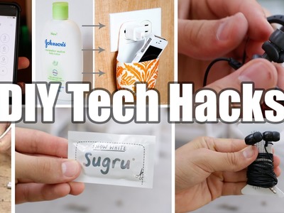 5 AWESOME DIY Tech Hacks!