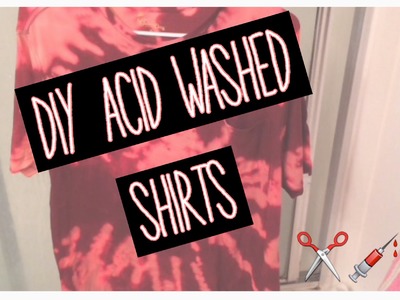 D.I.Y ACID WASHED T SHIRT || TeamStacie