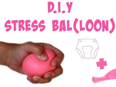 D.I.Y  STRESS BALL(OON)  Made with a diaper and balloon