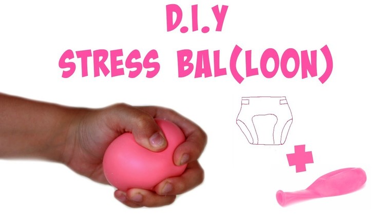 D.I.Y  STRESS BALL(OON)  Made with a diaper and balloon
