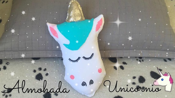 DIY Almohada Unicornio Sin Coser. Pillow Unicorn