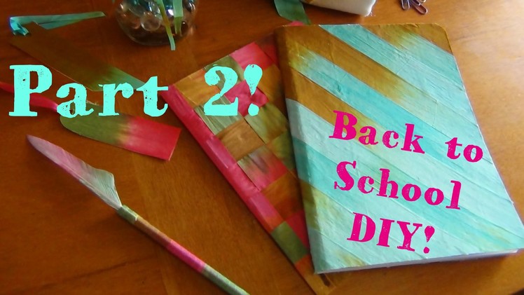DIY Back to School! ♥ Pencil Case, Bookmarks and Feather Pens