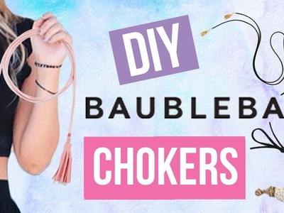 DIY Baublebar Chokers + GIVEAWAY! Alisha Marie Inspired Choker! | Dana Jean