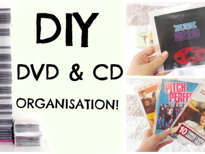 DIY CD & DVD ORGANISATION! || AZARIA BELL