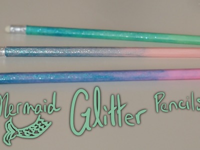 DIY Cute Glitter Pencils Craft