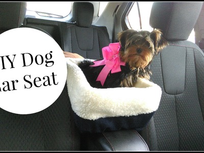 DIY Dog Car Seat Tutorial