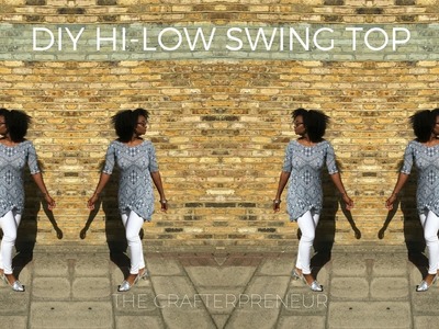 DIY HI-LOW SWING DRESS.TOP- EASY