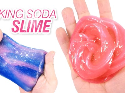 DIY How To Make Baking Soda Slime !! Slime Safe for Kids
