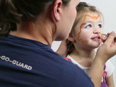 DIY Kids Face Paint - Cute Simple Zootopia Fox Face Paint