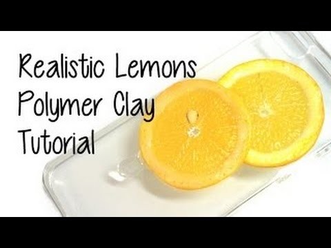 DIY Lemon Clay Phone Case Tutorial